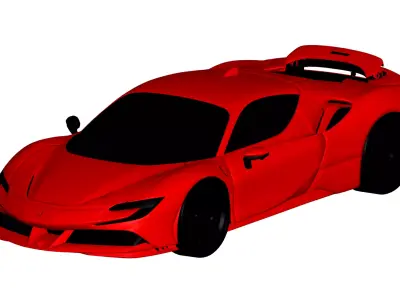Ferrari SF90 3D model