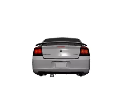 DODGE CHARGER SRT8 Low-poly 3D model