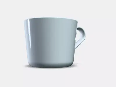 IKEA 365 Mug Low-poly 3D model