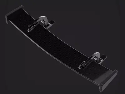 Spoiler tuning design car auto garage  3D model