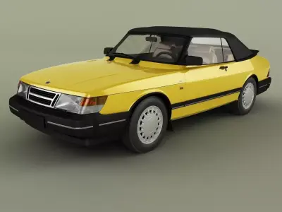 SAAB 900 Convertible 3D model