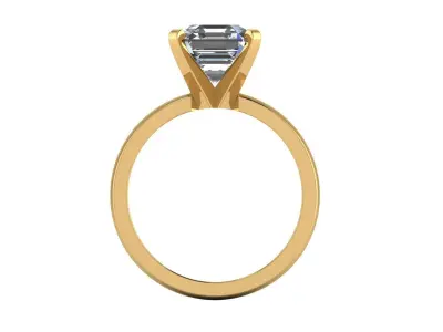 Solitaire Women Diamond Wedding R1 3D print model