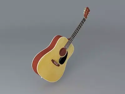 Martin Acoustic guitar Free 3D model purchase