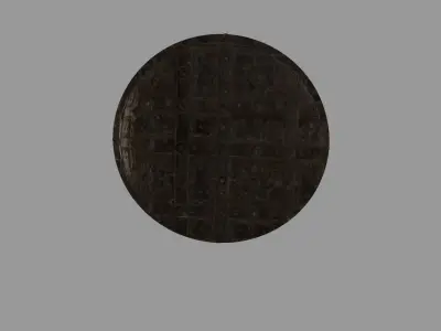 The Great Nordic Viking Shield Free 3D model