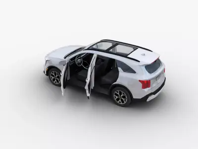 Kia Sorento 2024 Low-poly 3D model