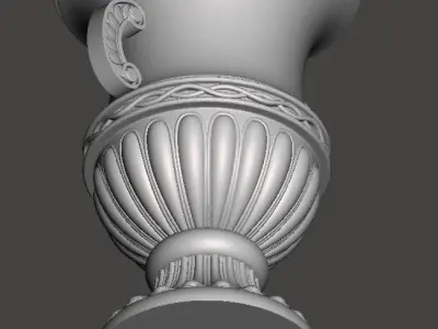 WoodCarving detail - 3d model for CNC - WCCFC0S 3D model