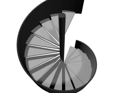 Spiral stair 2023-0008 3D model