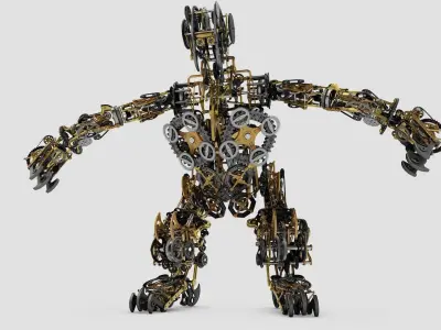 Mechanical Monkey 3D model