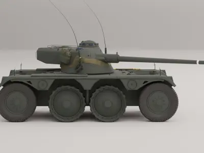 Panhard EBR 75 FL10 3D model