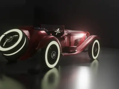 Alfa Romeo 8C GranSport 1936 Free 3D model