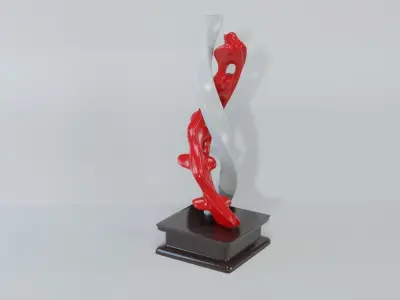 Art Decoration - Spiral Art - Modern Statue 3D model