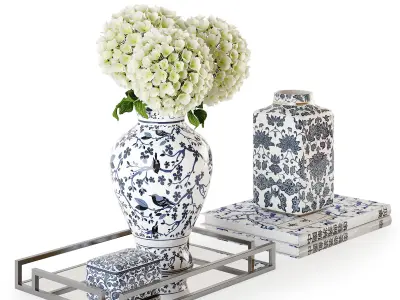 Decorative set w005 3D model
