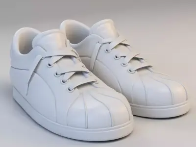 Cartoon All Star Sport Shoes 3D model