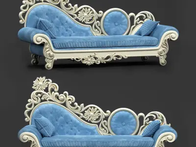 Decorative sofa 3D model
