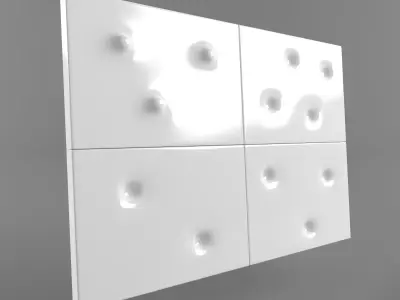 Decorative Plaster - 01 Free 3D model