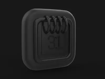 Calander icon 3D model