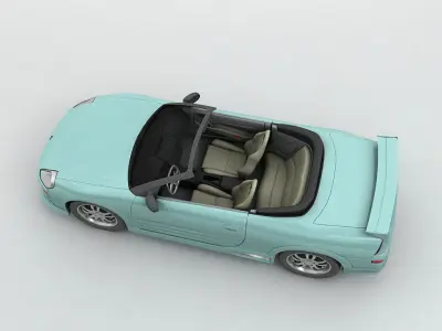  2003 Mitsubishi Eclipse Spyder Convertible 3D model