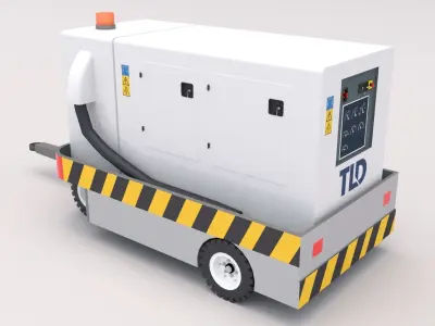 Ground Power Unit Low-poly 3D model