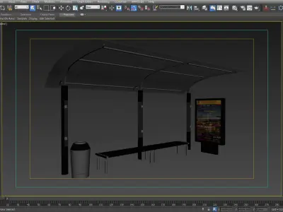 BUS STATION 3 3D model