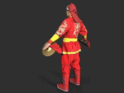 man Character Low-poly 3D model