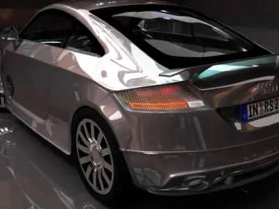 Audi TTRS 2010 model 3D model