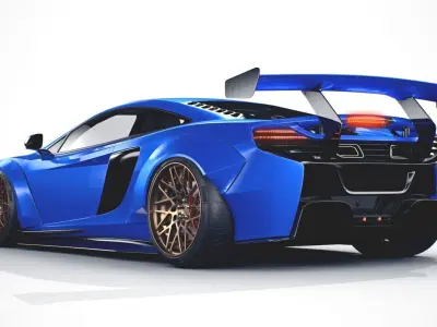 McLaren 650s Liberty Walk LB 3D model