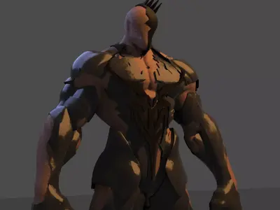 3D Medieval Knight Armor  Low Poly  Game Ready 3D model