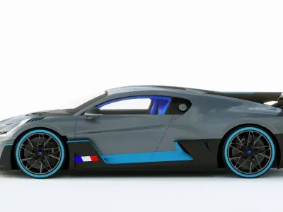 Bugatti Divo 2019 3D model