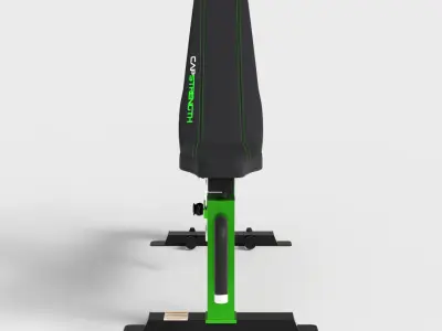 BARBELL WEIGHT BENCH Low-poly 3D model