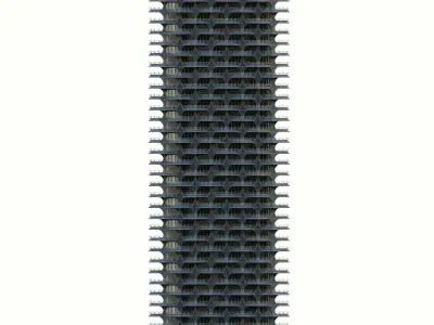 tel aviv residential tower Low-poly 3D model