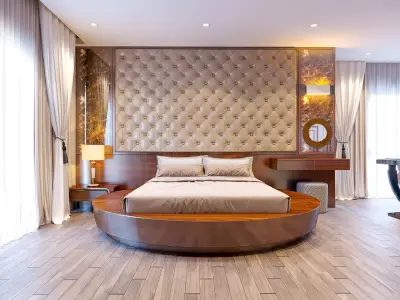 Full scene bedroom master luxury 3D Model 3D model
