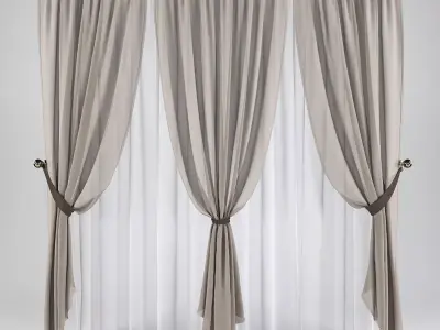 curtain 28 3D model