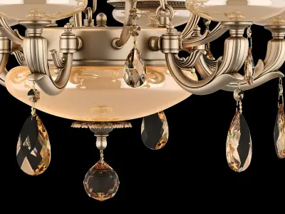 MD 89370-6-2 Osgona Chandelier 3D model