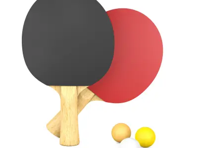 Ping Pong Set  3D model