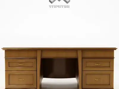 Writing desk - Summer 3D model