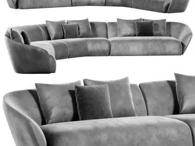  UOVO Sofa By HC28 Cosmo 3D model