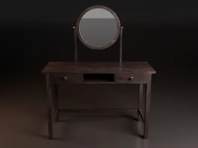 Dressing Table Free low-poly 3D model