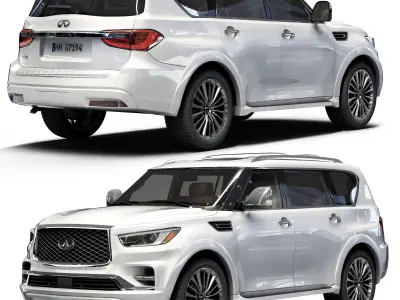 INFINITI QX80 3D model