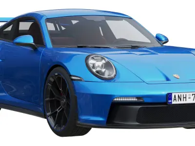 Porsche 911 GT3 2021 3D model