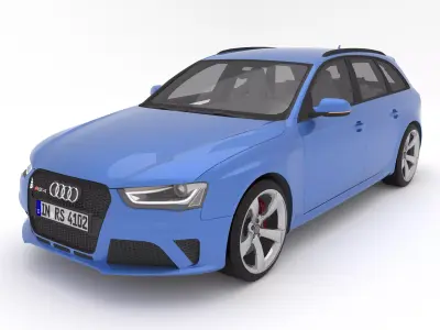 Audi RS4 Avant Nogaro  3D model