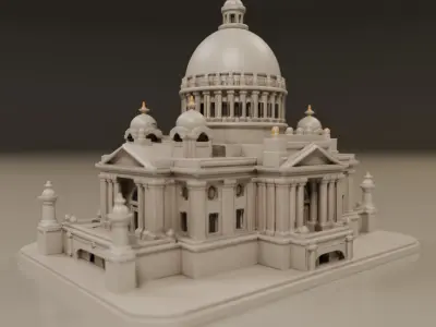 baroque architecture 3D print model