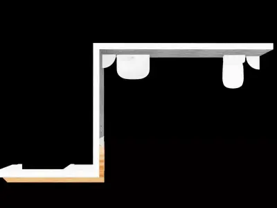 Architectural Wall Free 3D model