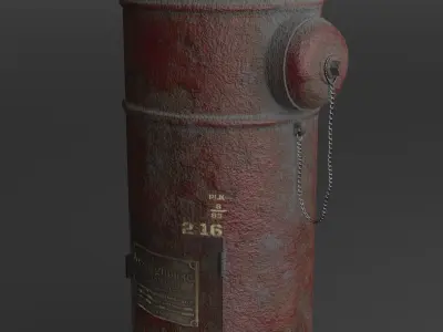 Fire Hydrant Free 3D model get
