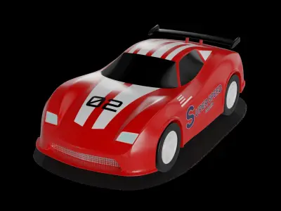 Cars and action games Toy Car 3D model