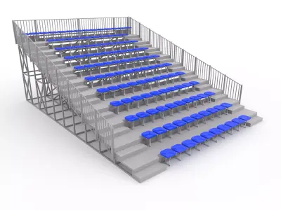 Bleachers 28 3D model