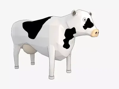 Cartoon Cow 3D model order
