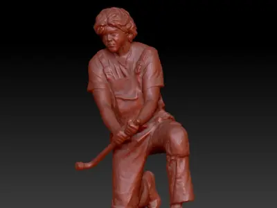 Nakai San work model 3D print file 3D print model