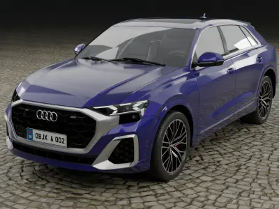 Audi SQ8 55 TFSI 2024 3D model