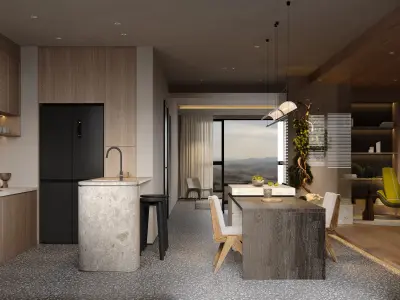 3D Model of Modern Apartment Interior Design 3D model 3D model