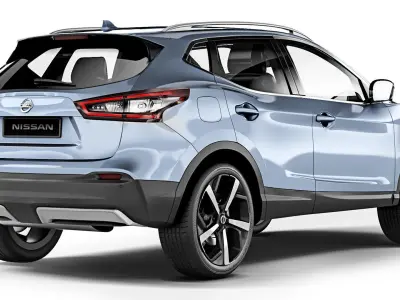 Nissan Qashqai 2018 3D model